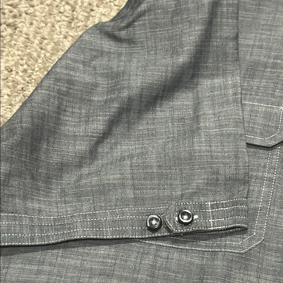 James Campbell Men's Gray Short Sleeve Shirt - Picture 8 of 10